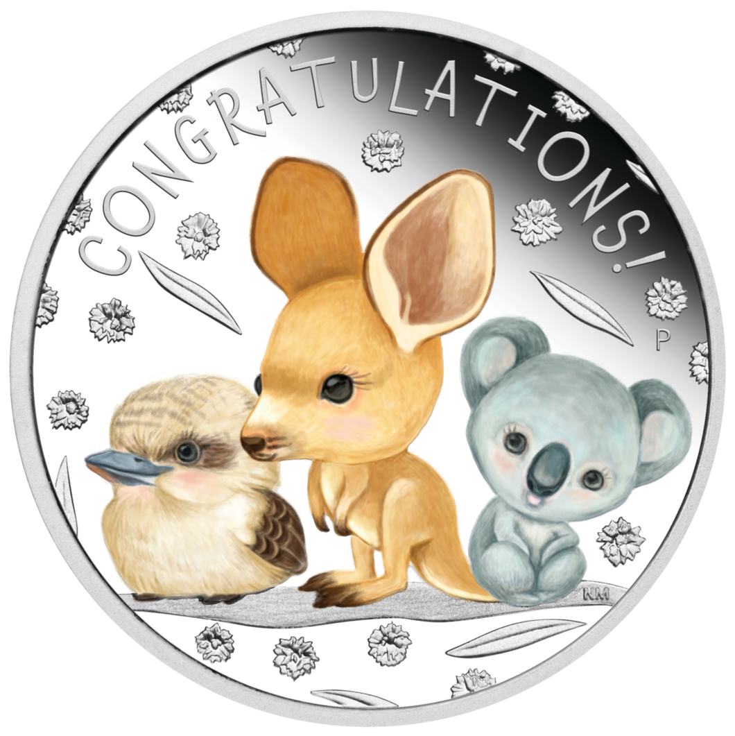2023 50c Newborn Baby 1/2oz Silver Proof Coin