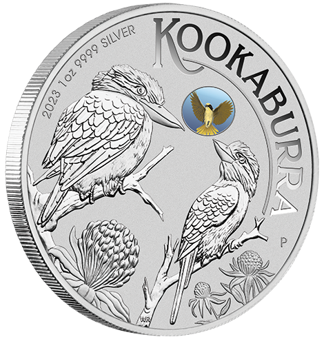 2023 Australian Kookaburra 1oz Silver w/ Helmted Honeyeater Privy Mark - Melbourne ANDA Money Expo