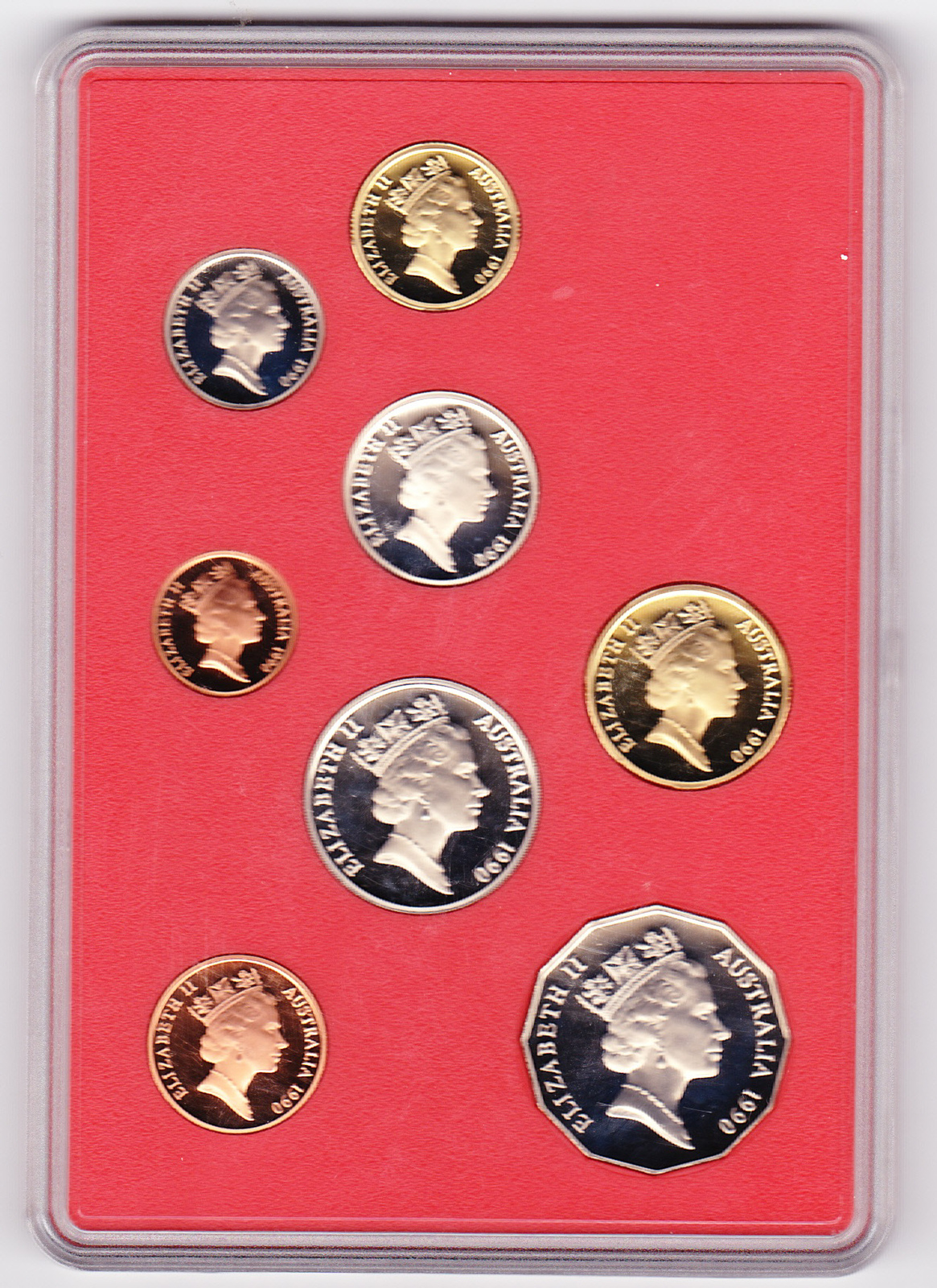 1990 Australian 8-Coin Proof Set