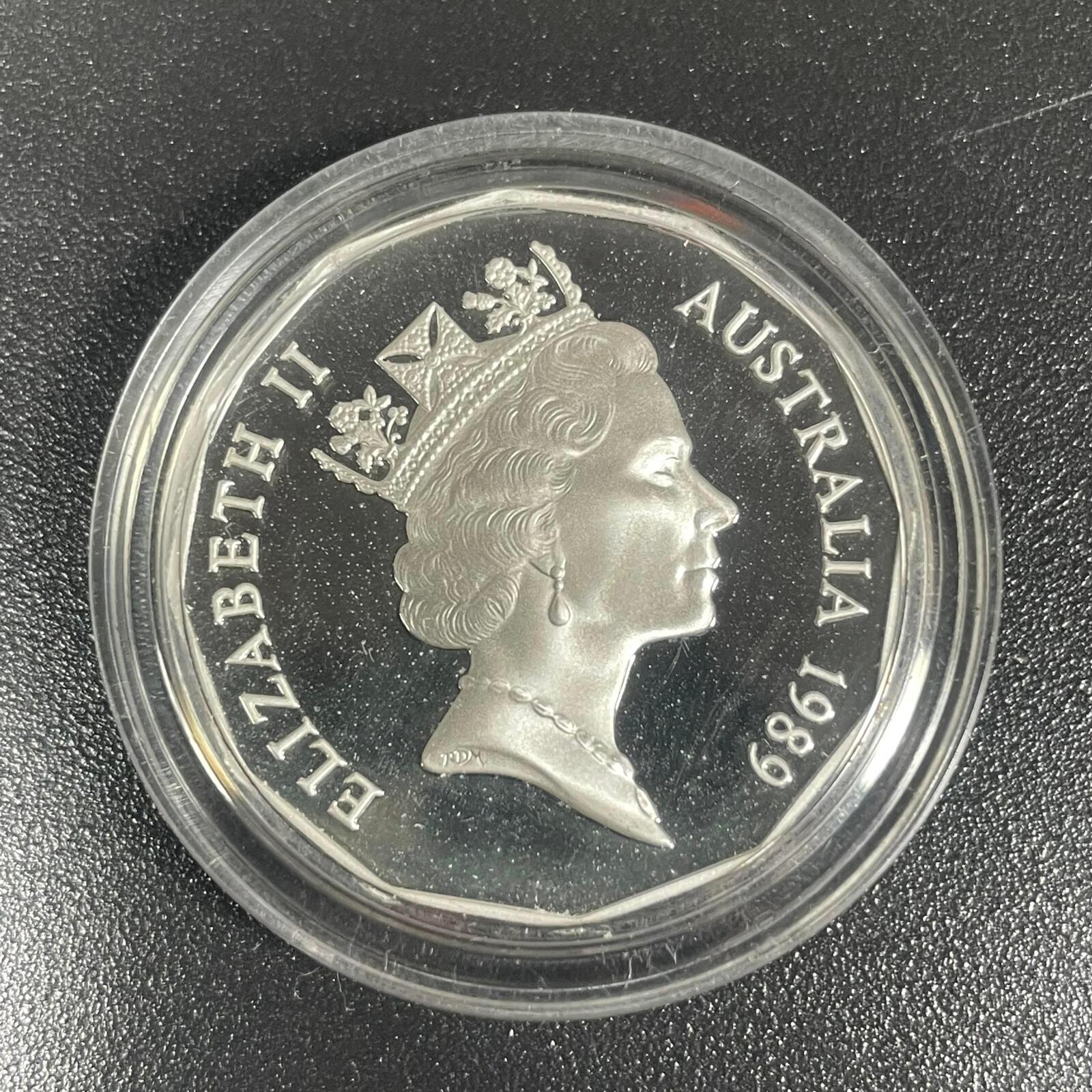 1989 50c Jubilee - Masterpieces in Silver Coin In Capsule