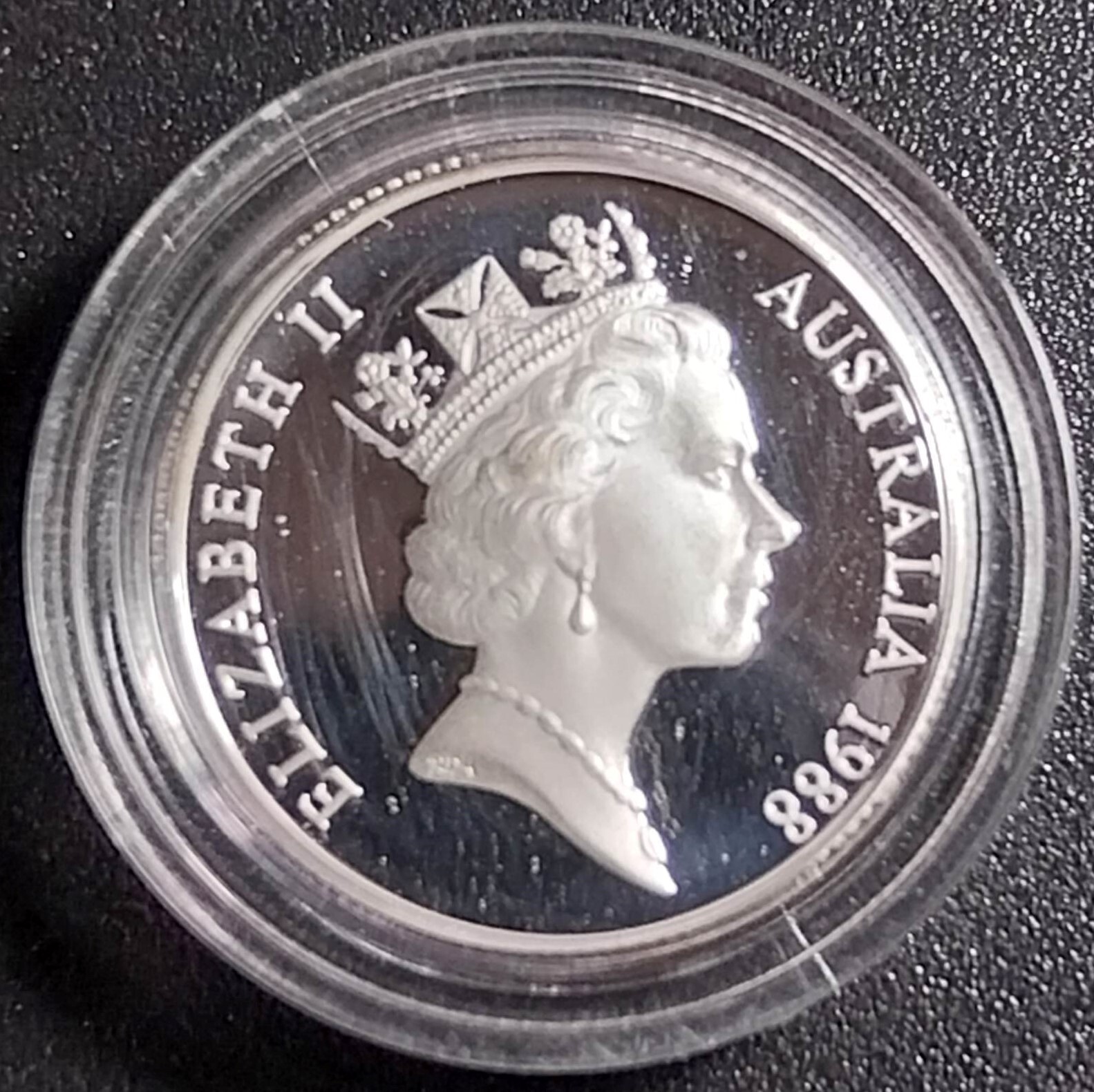 1988 $5 Parliament House Masterpieces In Silver Proof Coin In Capsule