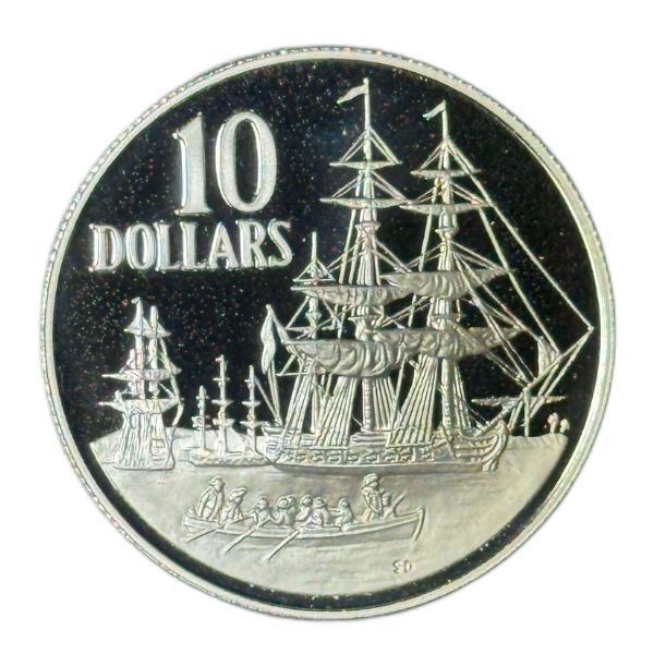1988 $10 Bicentenary Silver Coin in Capsule