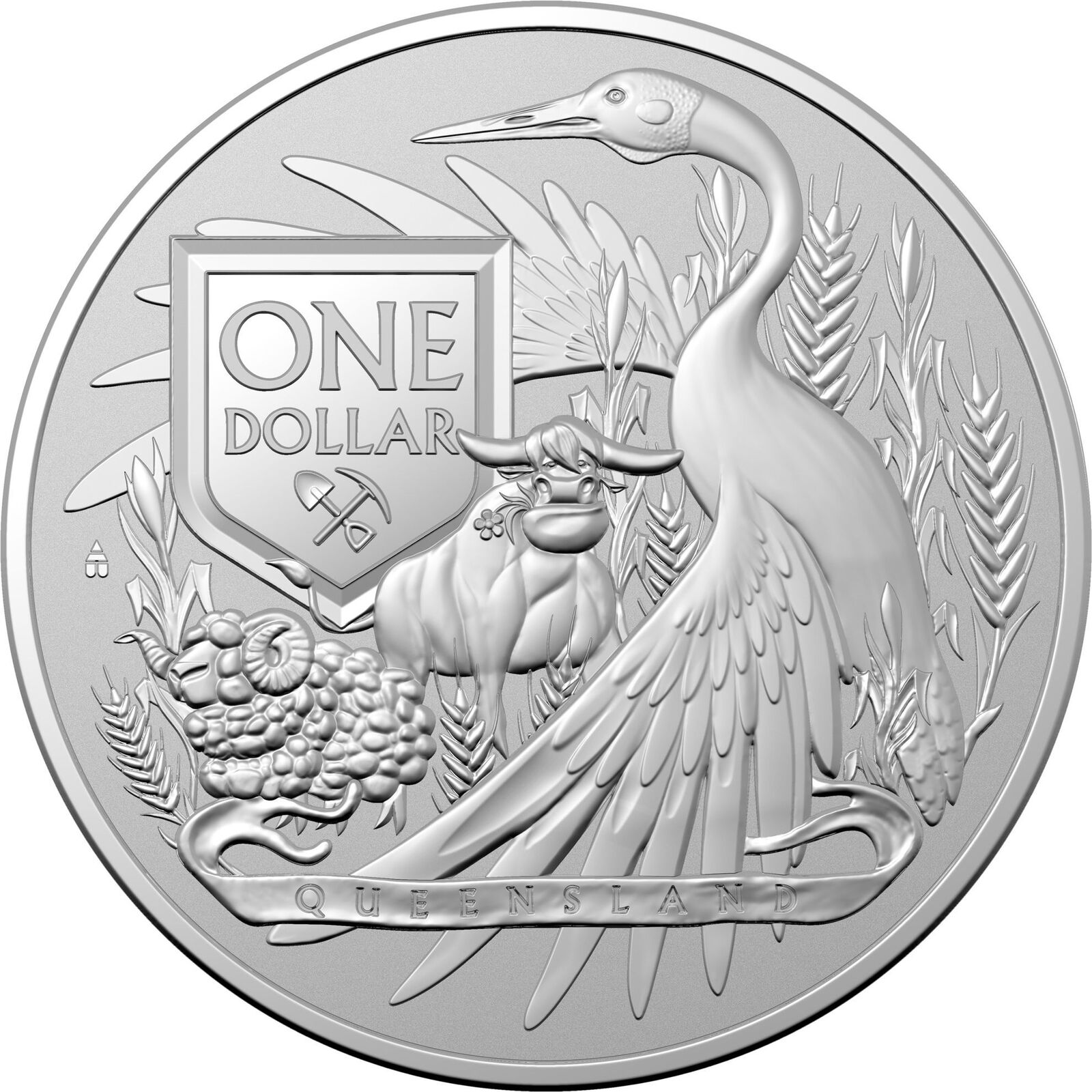 2023 $1 Queensland Coat of Arms 1oz Silver Bullion Coin