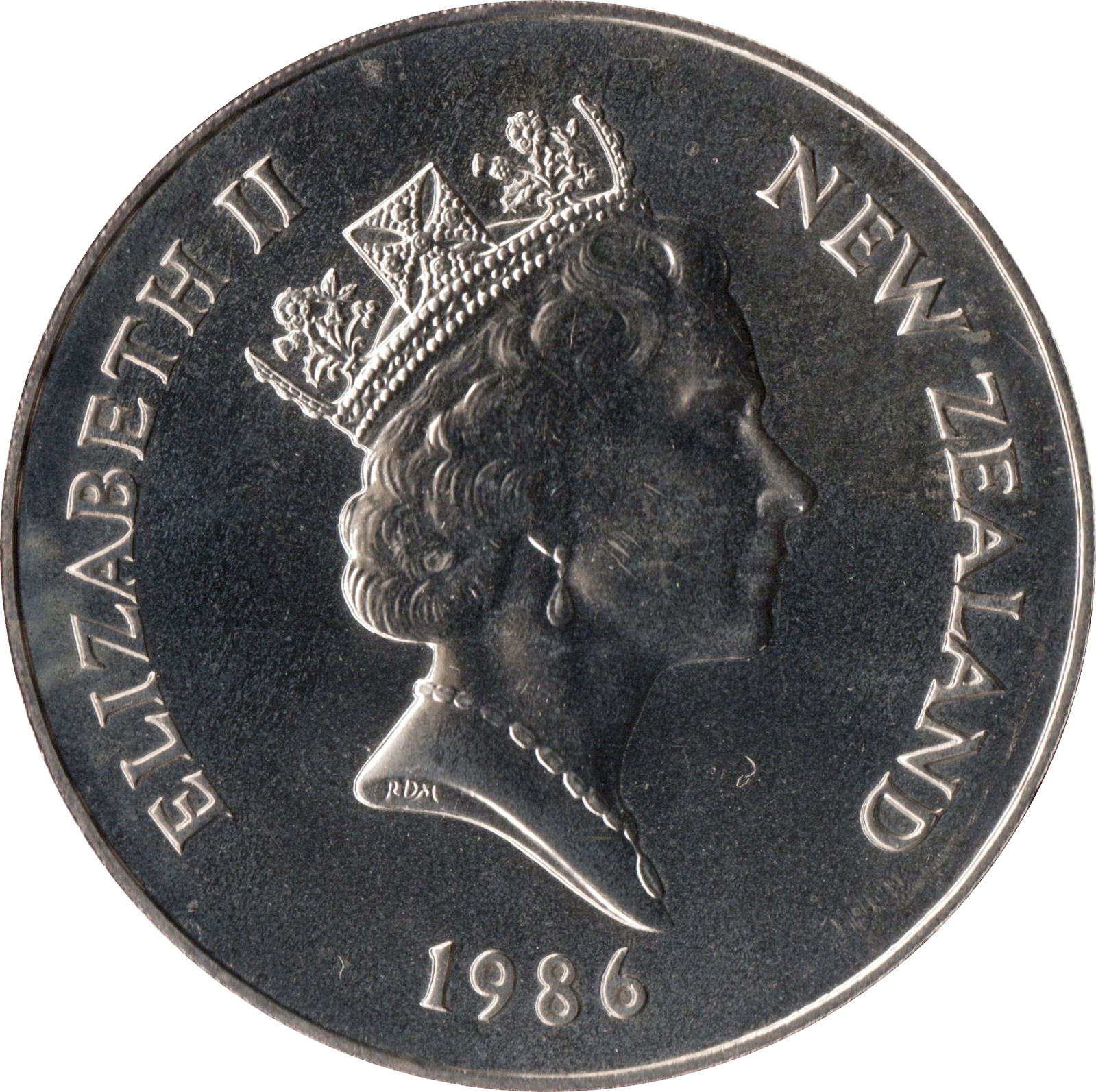 1986 $1 Royal Visit Uncirculated Coin in Capsule
