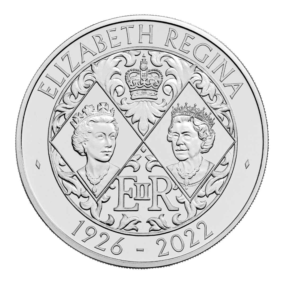 2022 £5 King Charles III - Queen Elizabeth II Tribute BUNC Coin