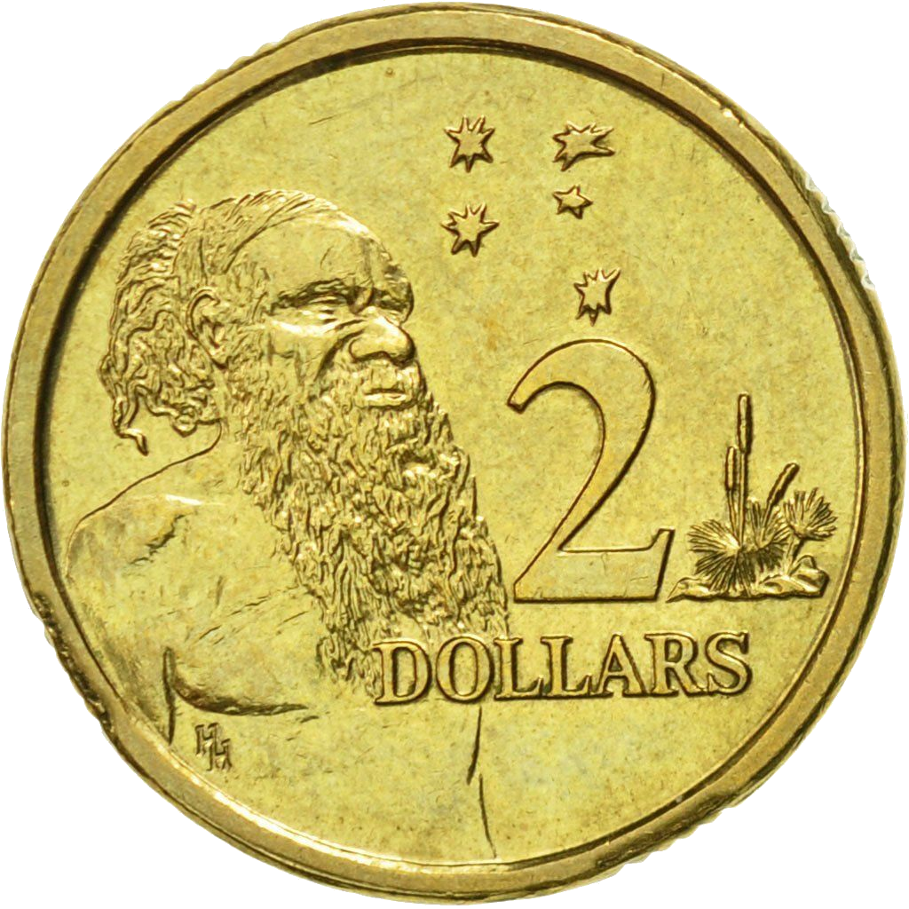 1988 $2 Aboriginal Elder UNC Carded Coin