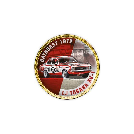 Peter Brock and Holden – 1972 Torana Enamel Penny PNC