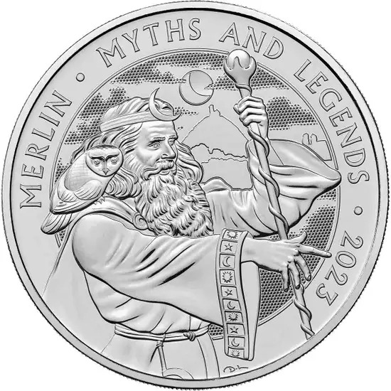 2023 £5 Myths and Legends Merlin Brilliant Uncirculated Coin