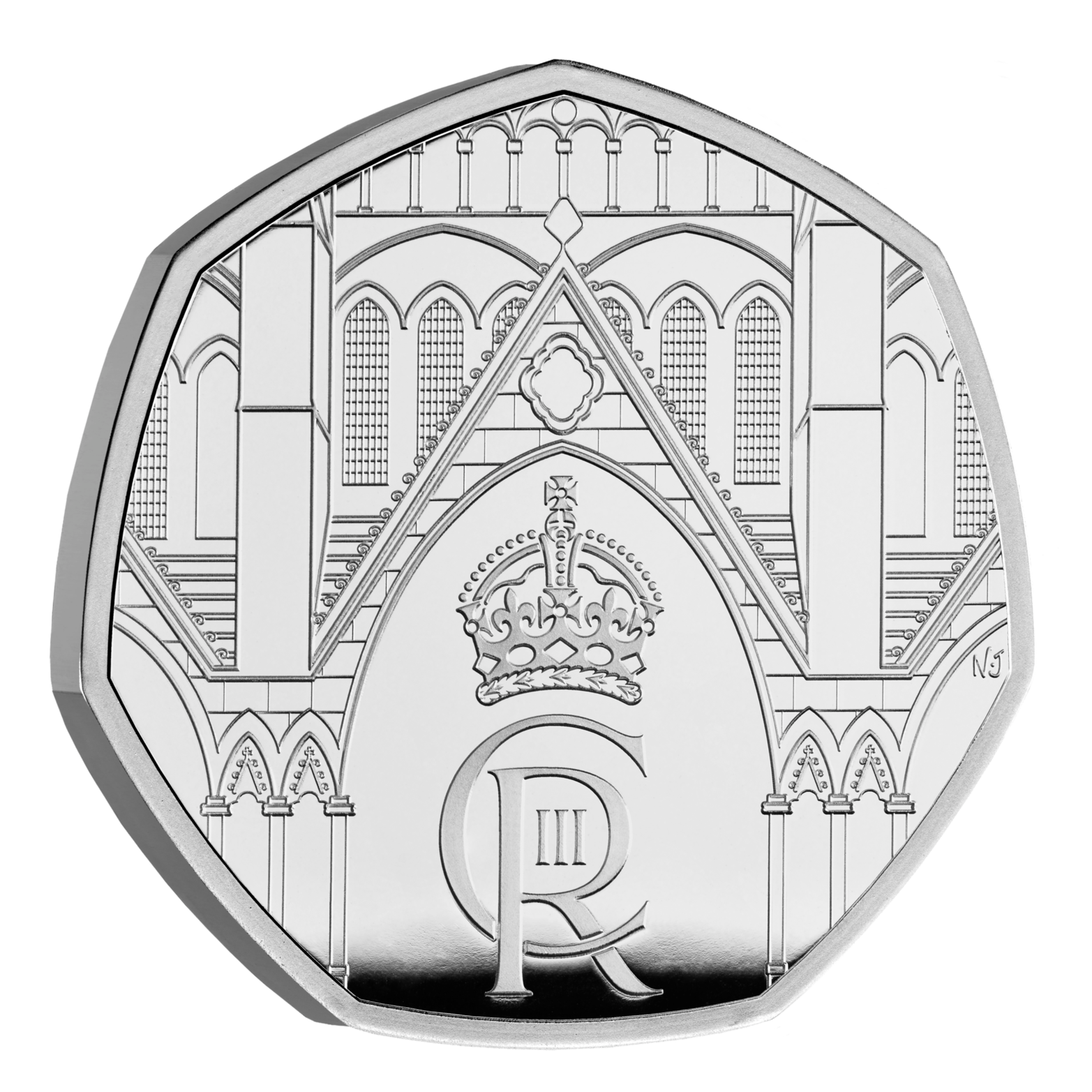 2023 50p The Coronation of His Majesty King Charles III Silver Proof Coin