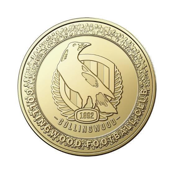 2023 $1 AFL Collingwood AlBr UNC
