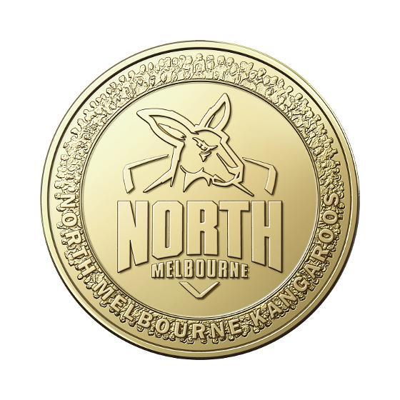  2023 $1 AFL Kangaroos AlBr UNC