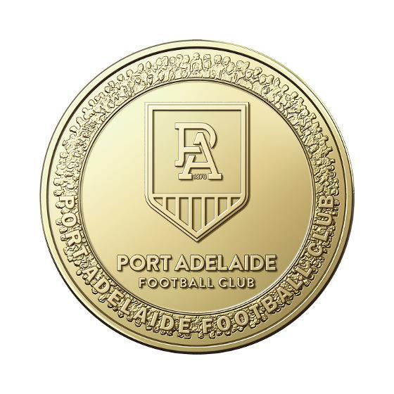 2023 $1 AFL Port Adelaide AlBr UNC