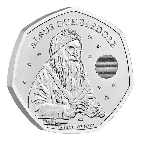 2023 50p Dumbledore UK Brilliant UNC