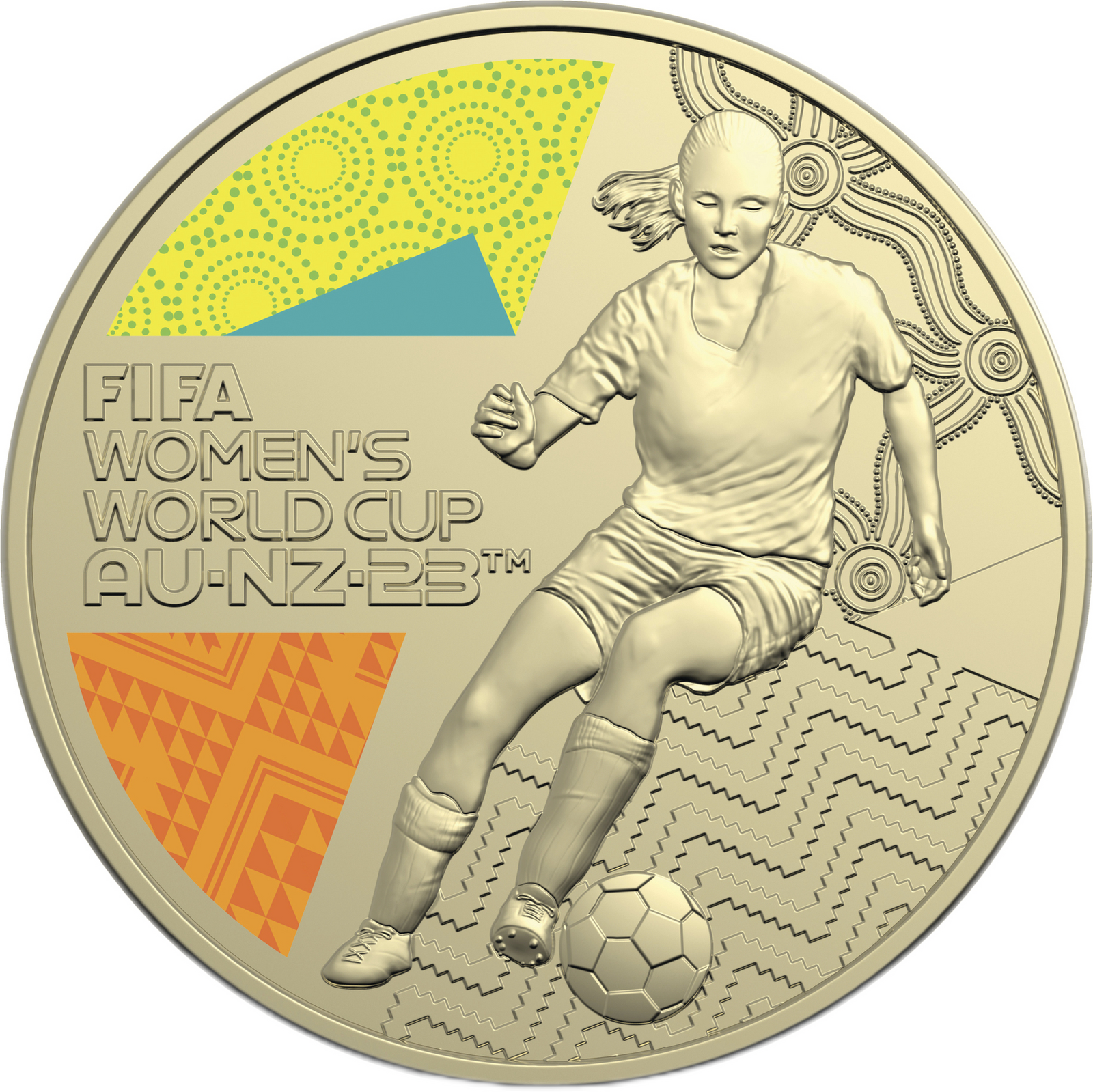 2023 $1 FIFA Women’s World Cup Coloured Uncirculated Coin 
