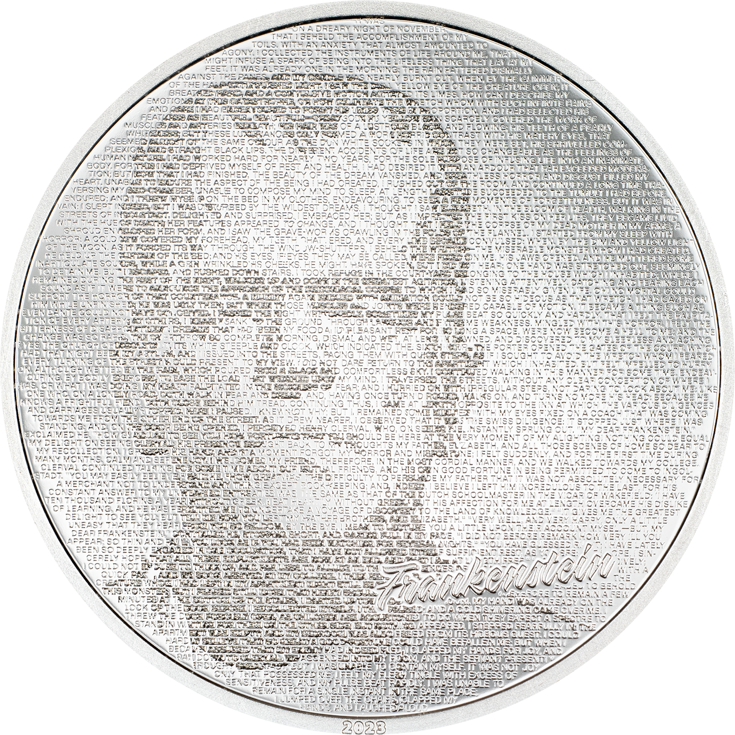 2023 $5 Frankenstein 1oz Silver Proof Coin