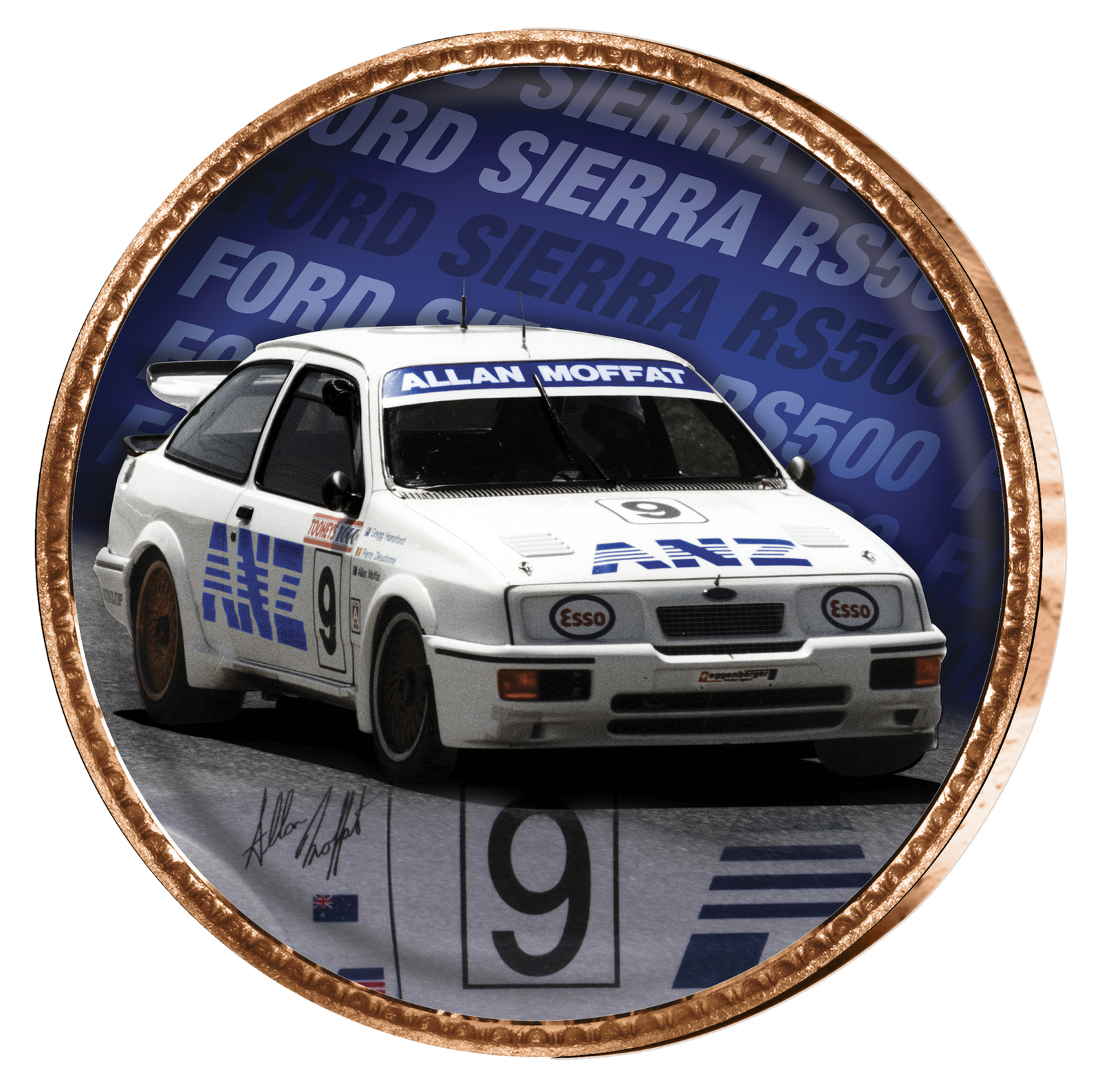 Allan Moffat Enamel Penny Collection 