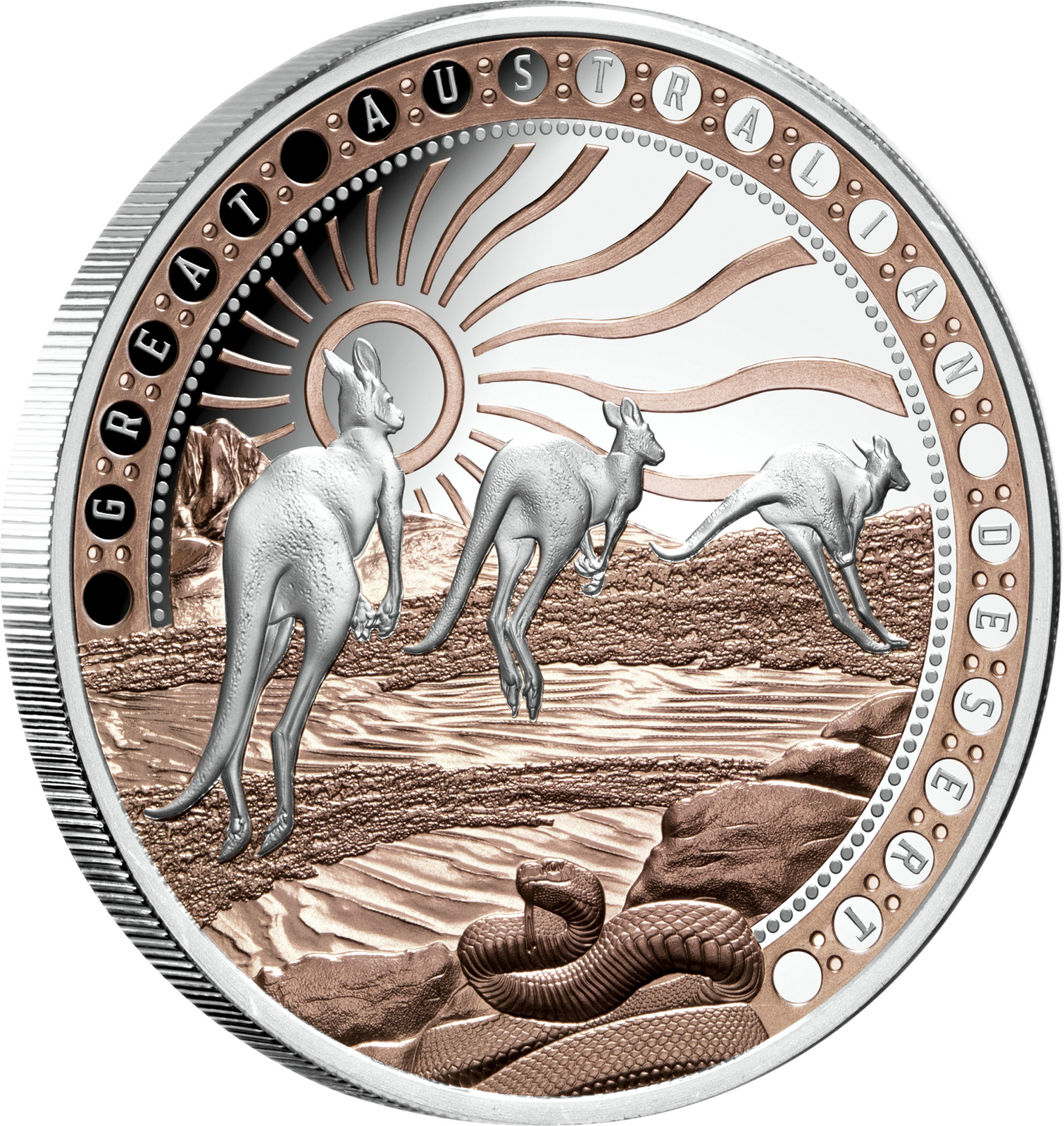 2023 Australia $1 1-oz Silver 30th Anniversary Kangaroo Mob of