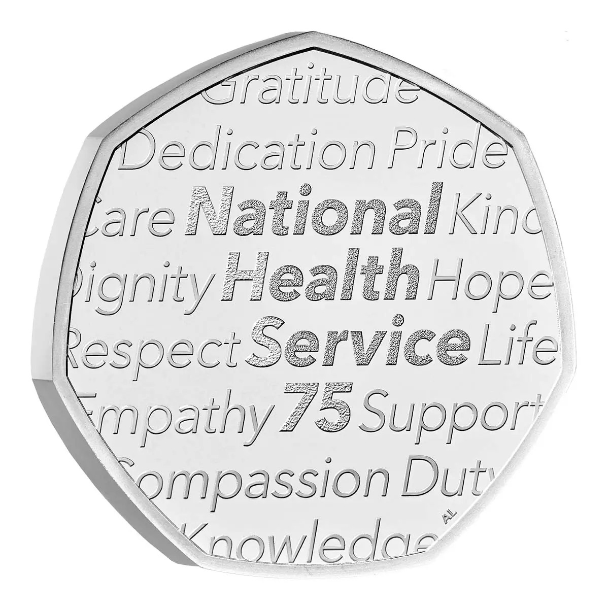 2023 50p The 75th Anniversary of the NHS - National Health Service Cupro-Nickel UNC