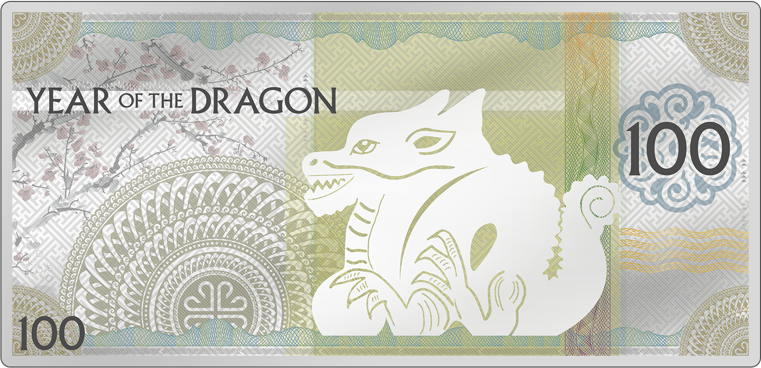 2024 Great Silver Dragon Note 100Togrog