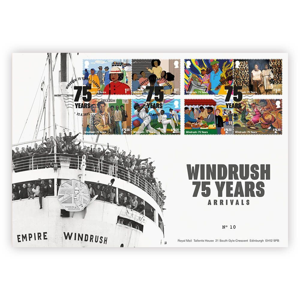 2023 50p 75 Years of Windrush Generation Coin Cover