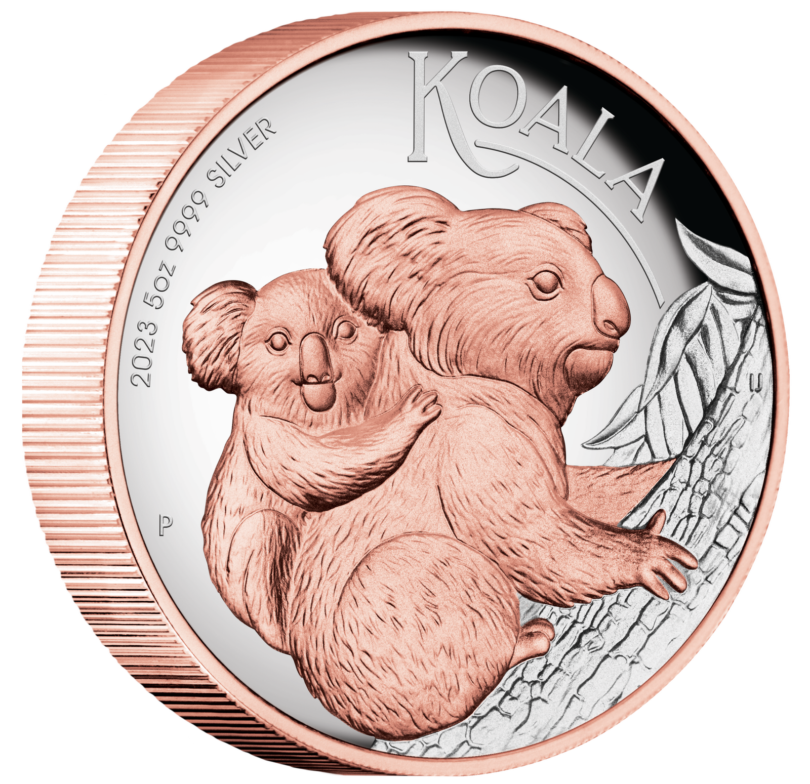 2023 Australian Koala 5oz Silver Proof High Relief Gilded Coin