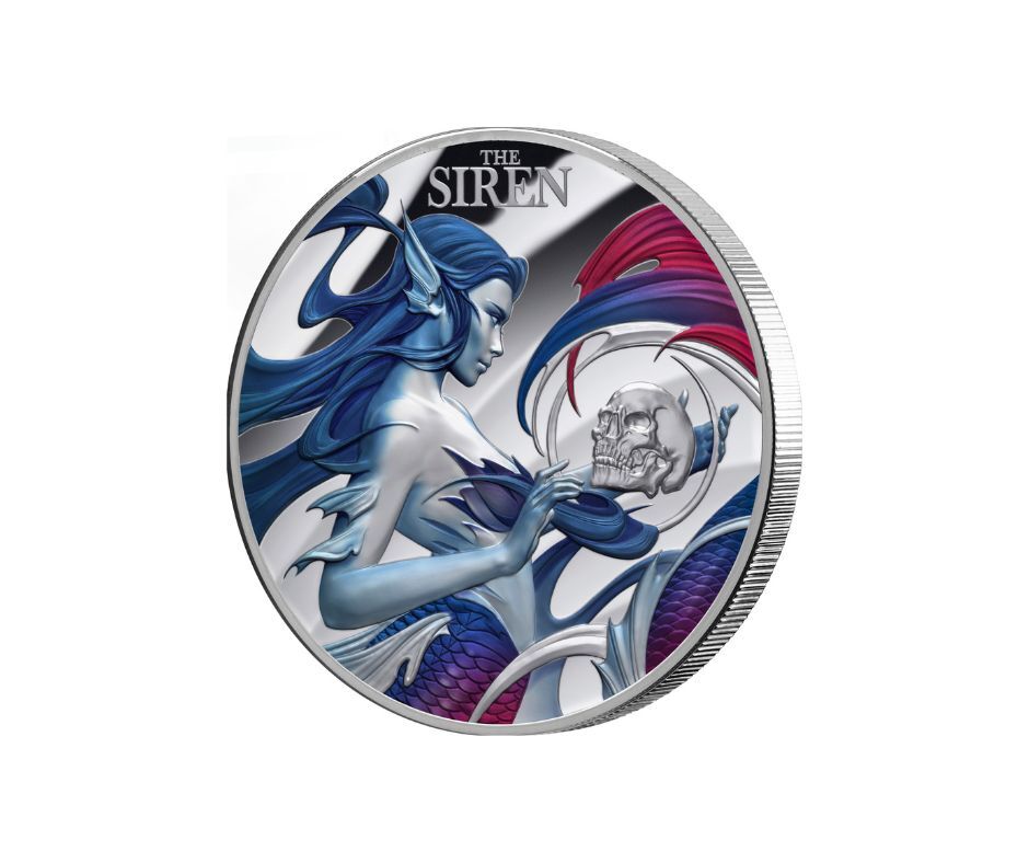 2023 $5 Siren 2oz Silver Proof Coin