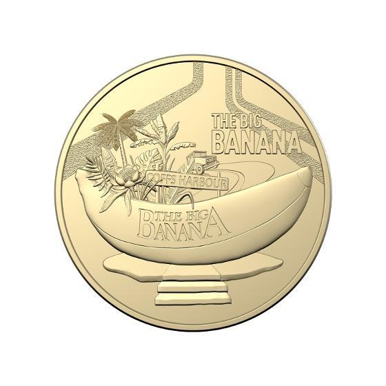 2023 $1 Aussie Big Things – The Big Banana Coin In Card