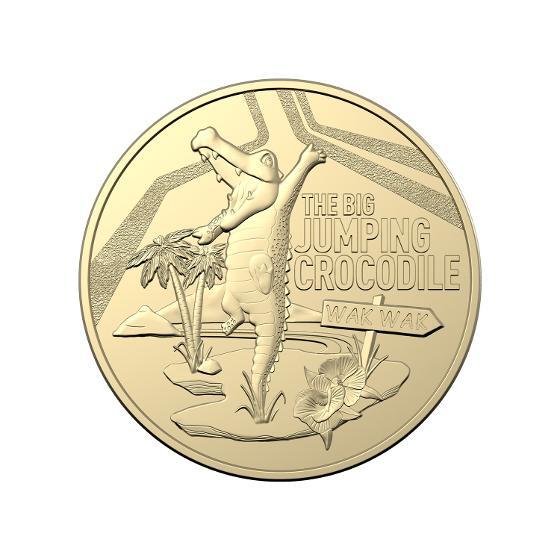 2023 $1 Aussie Big Things – The Big Jumping Crocodile Coin In Card