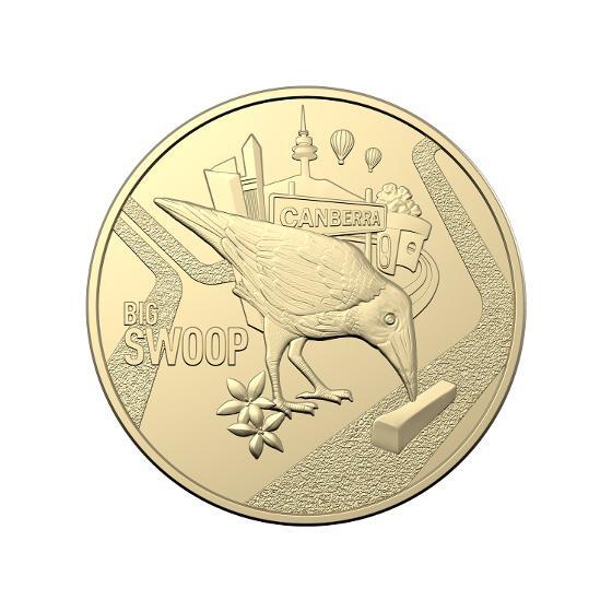 2023 $1 Aussie Big Things – The Big Swoop Coin In Card