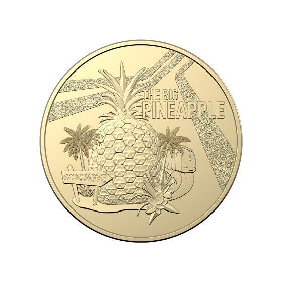 2023 $1 Aussie Big Things – The Big Pineapple Coin In Card