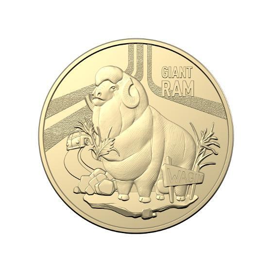 2023 $1 The Giant Ram -  Aussie Big Things UNC