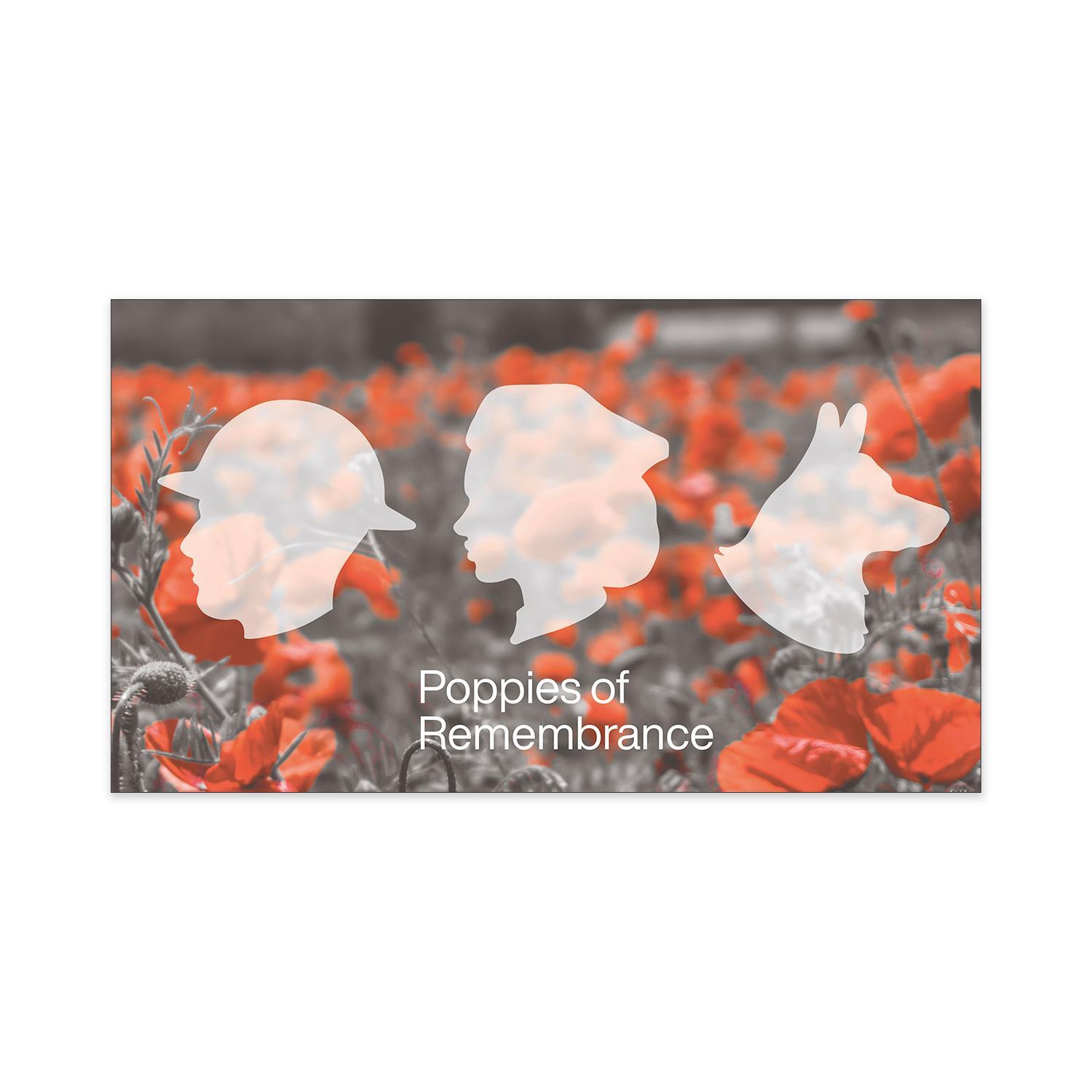 2023 Poppies of Remembrance Purple Poppy Prestige Badge Cover