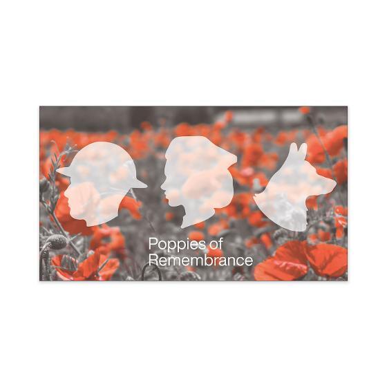 2023 Poppies of Remembrance Red Poppy Prestige Badge Cover