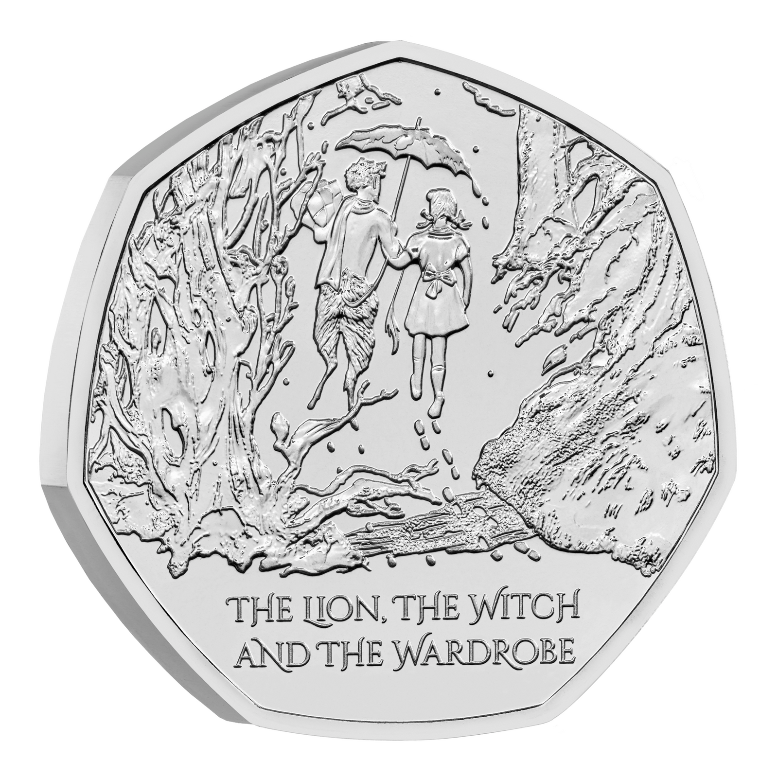 2023 50p The Lion, the Witch and the Wardrobe UK Brilliant Uncirculated Coin