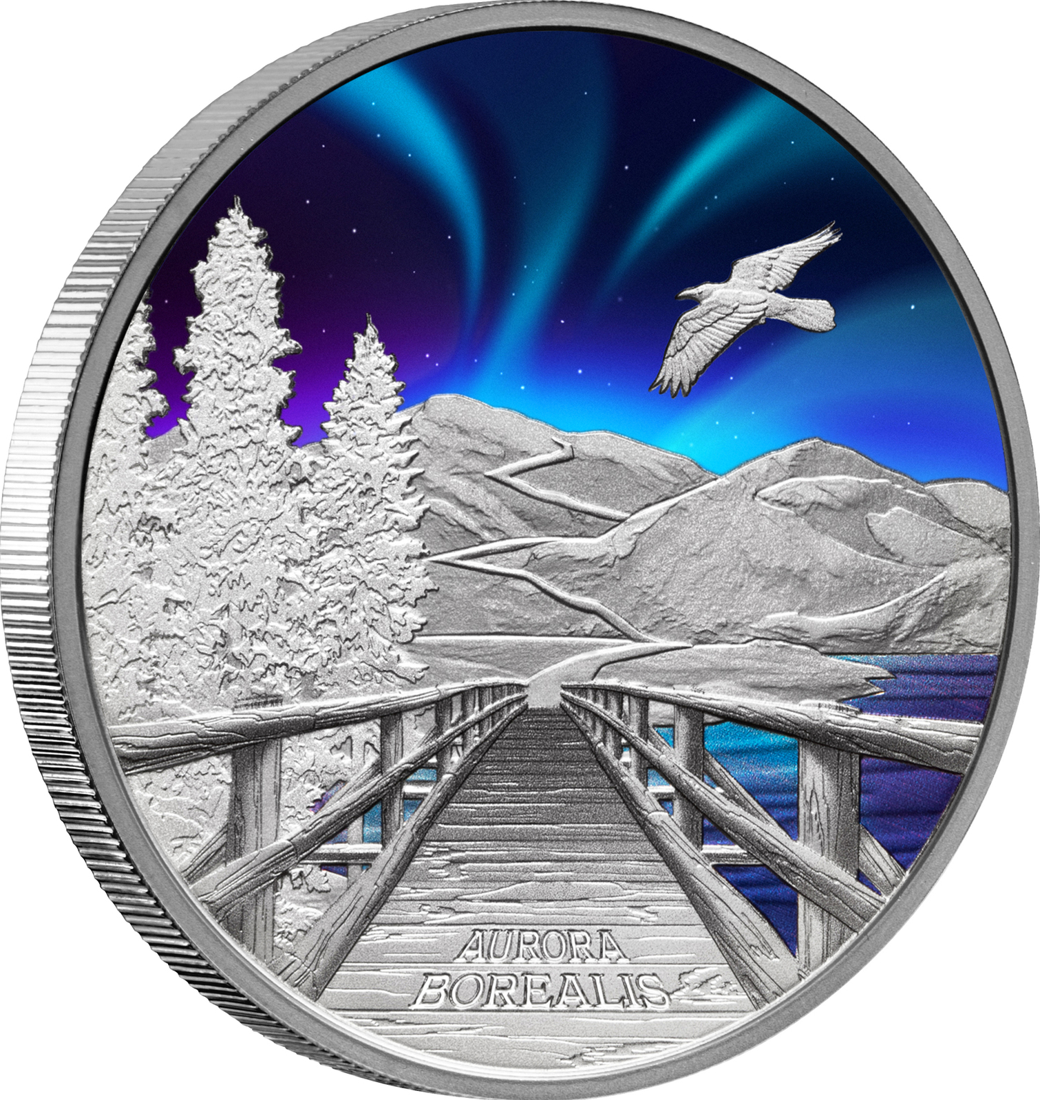 2023 $1 Aurora Borealis 1oz Silver Proof Coin 