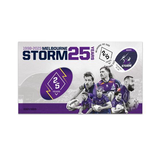 2023 Melbourne Storm 25 Years Medallion Cover