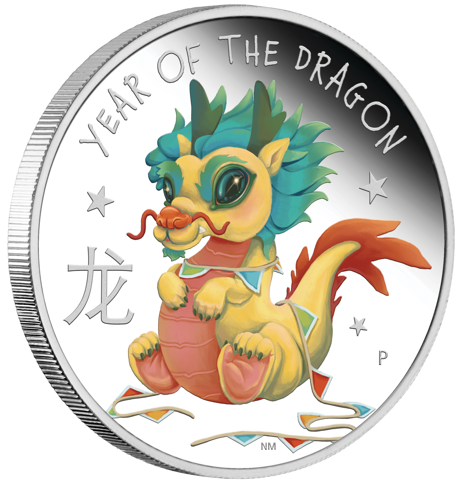 2024 Baby Dragon 1/2oz Silver Proof Coloured Coin