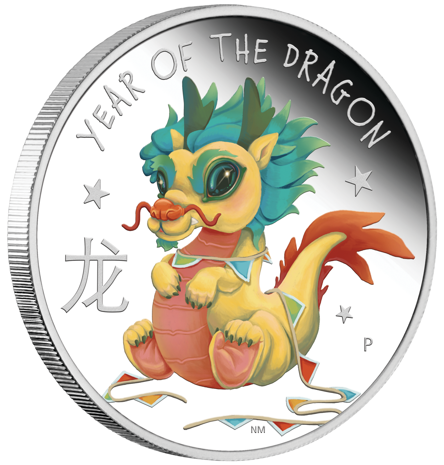 2024 Baby Dragon 1/2oz Silver Proof Coloured Coin