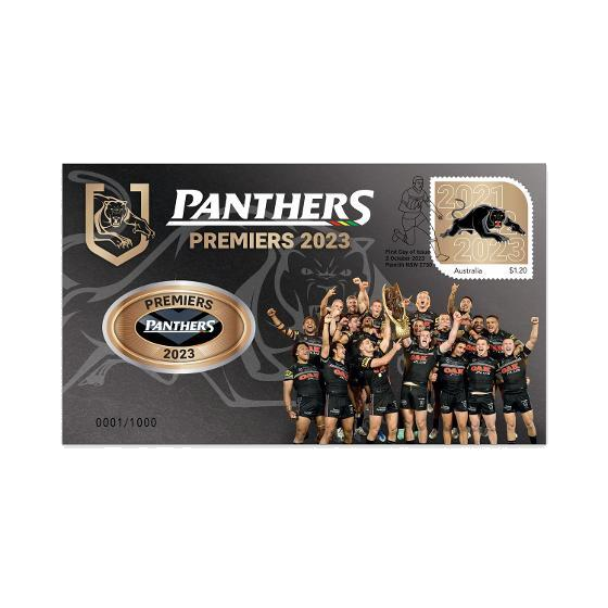 2023 Penrith Panthers Premiers NRL Grand Final Medallion Cover