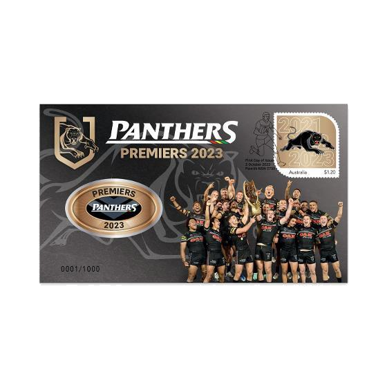 2023 Penrith Panthers Premiers NRL Grand Final Medallion Cover