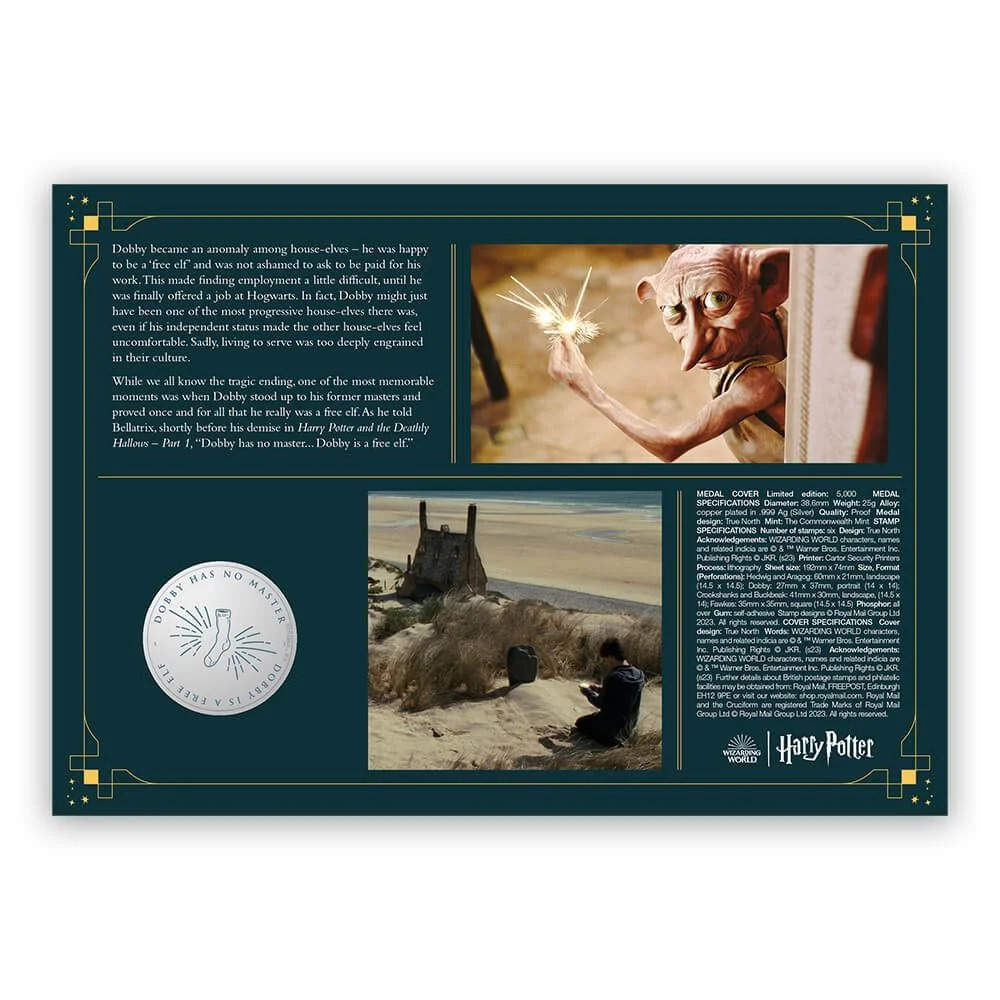 2023 Harry Potter™ Limited Edition Medal Cover Dobby the House-Elf