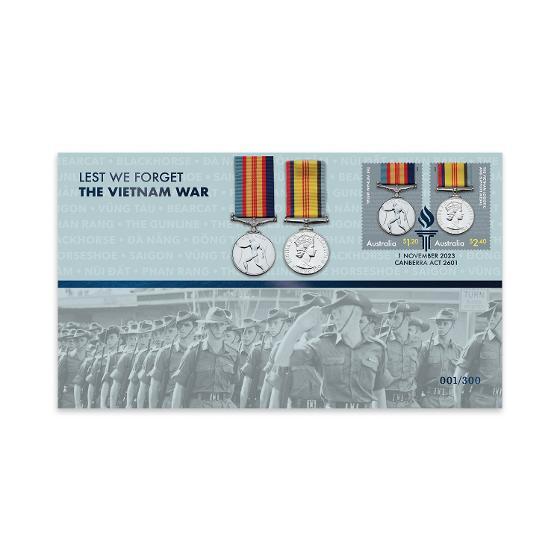 2023 Vietnam War Mini Replica Medal Prestige Cover