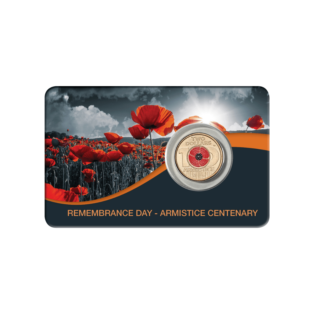  2018 $2 Remembrance Day Armistice Centenary Coin Pack Style 2