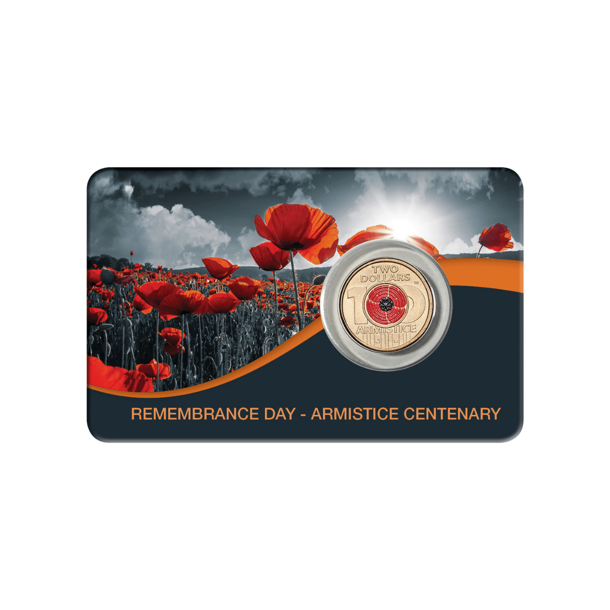  2018 $2 Remembrance Day Armistice Centenary  Al-Br Coin Pack Style 2