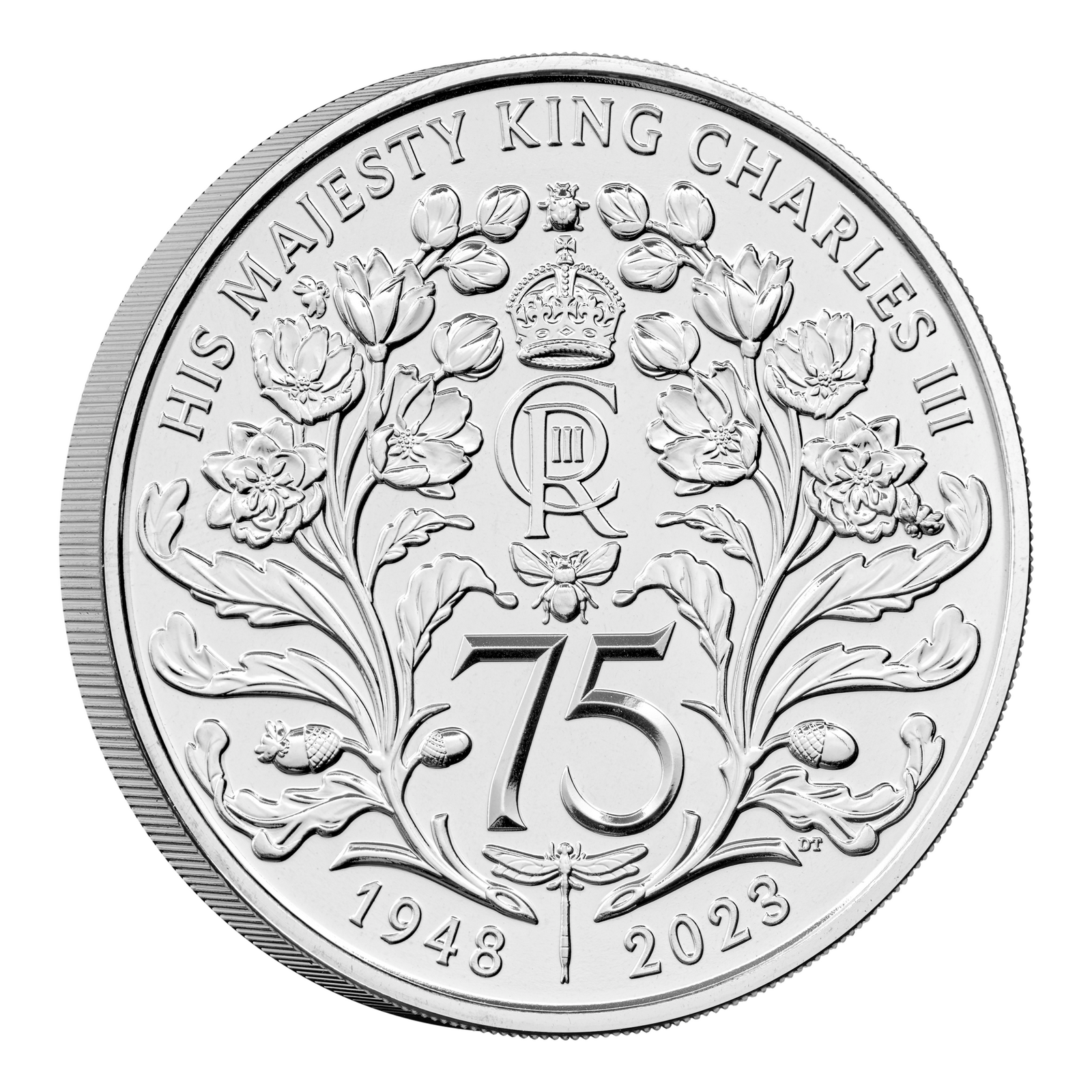 2023 £5 The 75th Birthday of His Majesty King Charles III UK Brilliant Uncirculated Coin