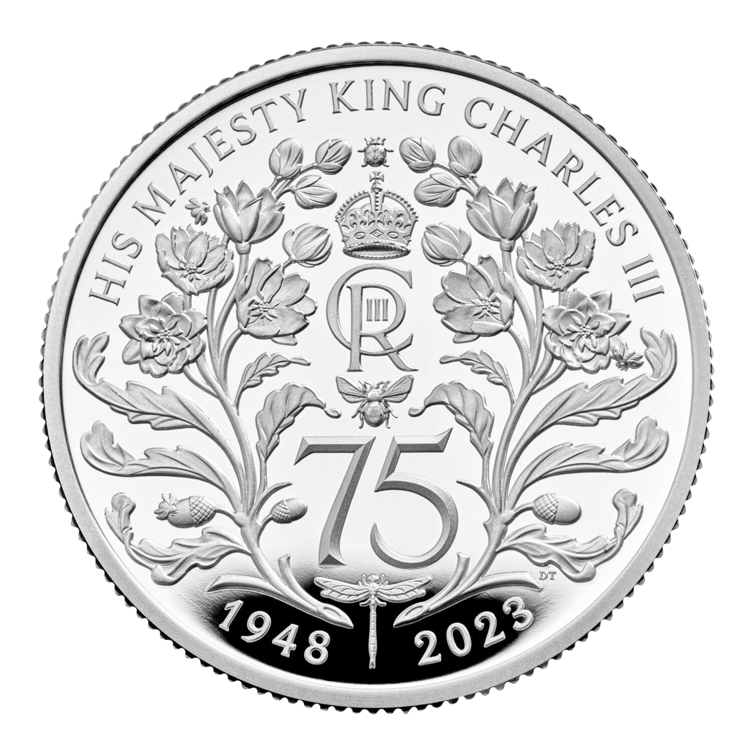 2023 The 75th Birthday of His Majesty King Charles III UK 1/2oz Silver Proof Coin
