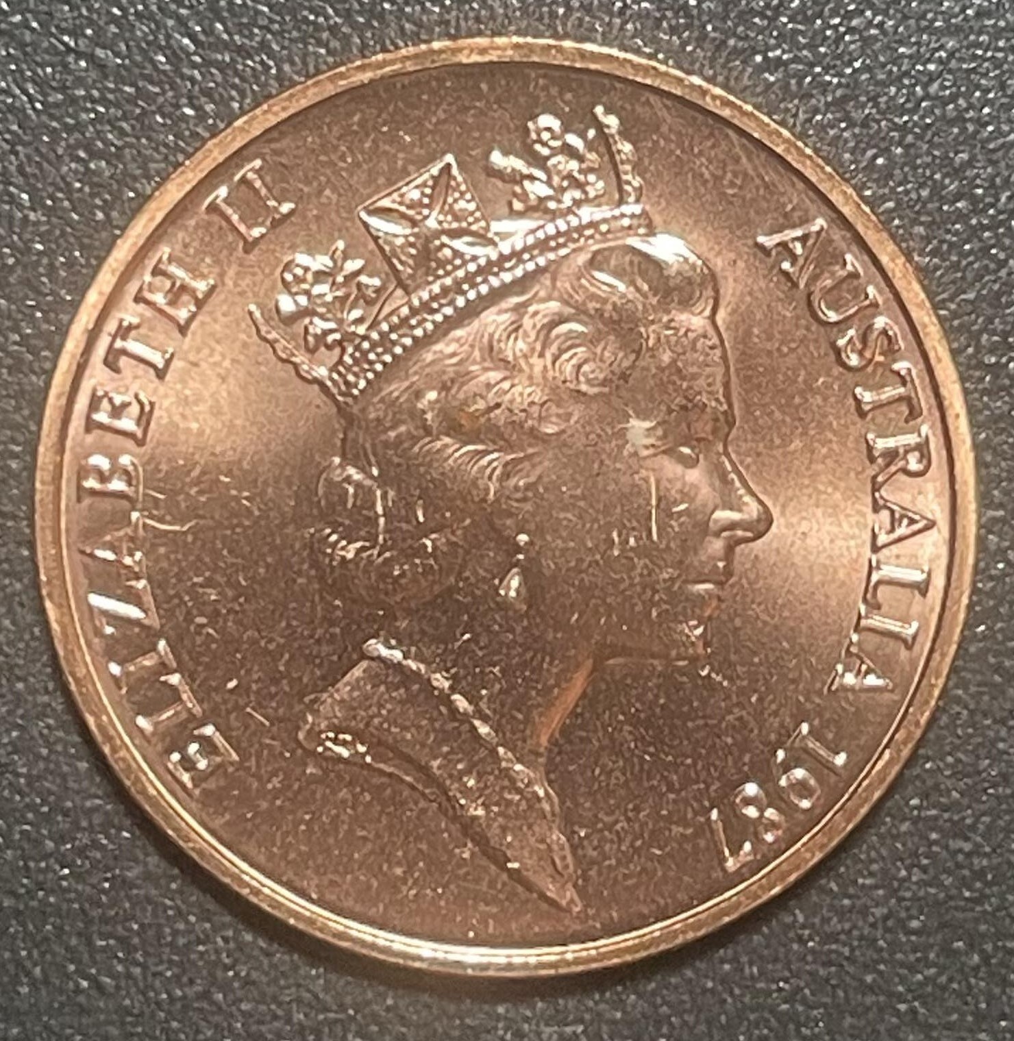 1987 2c Royal Australian Mint Uncirculated - Mint Set Year Only