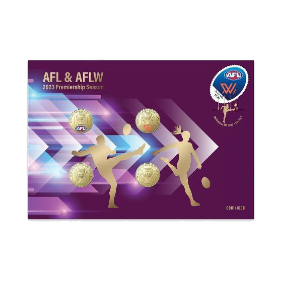 2023 AFL & AFLW Four-Coin Limited-Edition PNC