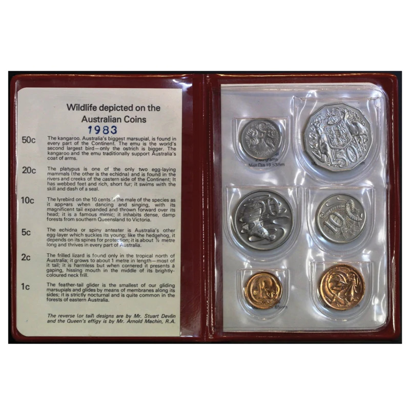 1983 6 Coin Uncirculated Year Mint Set