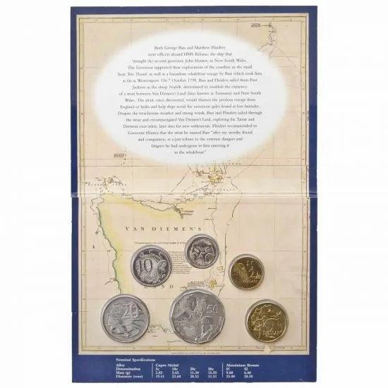 1998 Bass & Flinders 6 Coin Uncirculated Mint Set